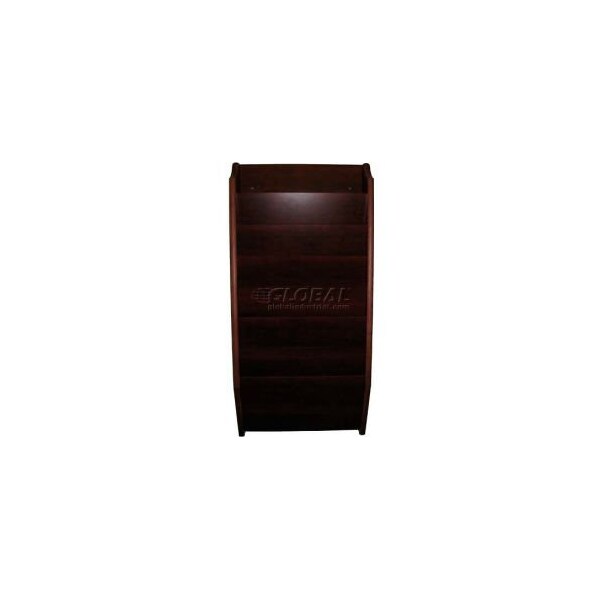 Wooden Mallet 7 Pocket Legal Size File Holder, Mahogany CH17-7MH - main